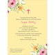 Yellow Corner Floral Invitations Image 2 of 4